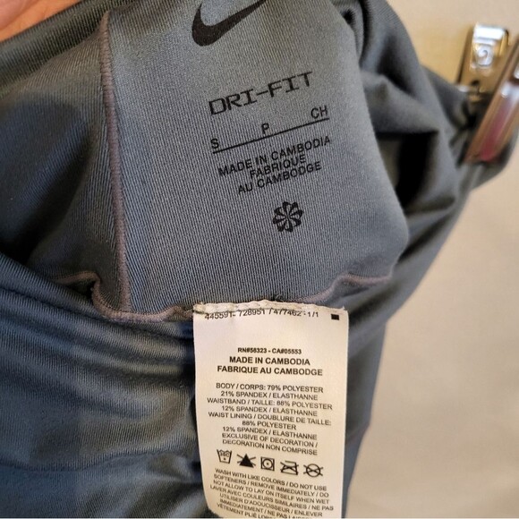 Nike Maternity Leggings Sz s Heather Blue Gray - Picture 6 of 9